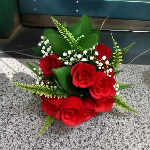 BOUQUET DE ROSES ROUGES