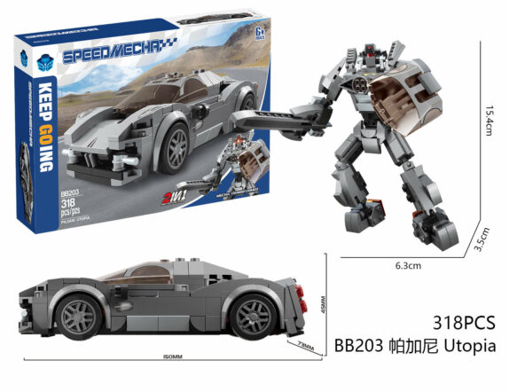 ROBOT TRANSFORMABLE VOITURE RA