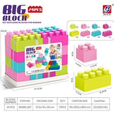 24 BLOCS COULEURS