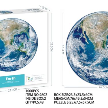 1000PCS PUZZLE GLOBE