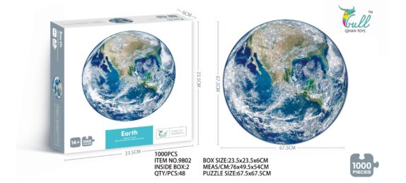 1000PCS PUZZLE GLOBE