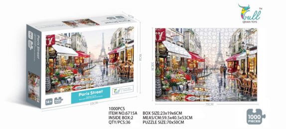 1000 PIECES PUZZLE LES RUES DE