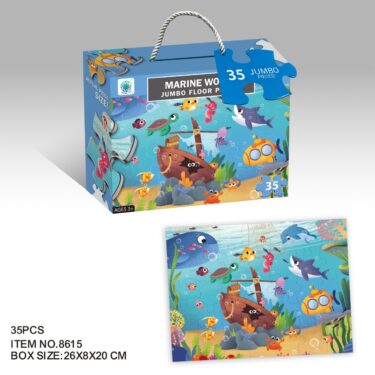 35 PIECES PUZZLE MONDE SOUS MA