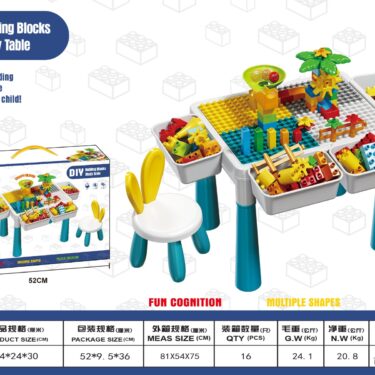 TABLE DE JEUX DE CONSTRUCTION