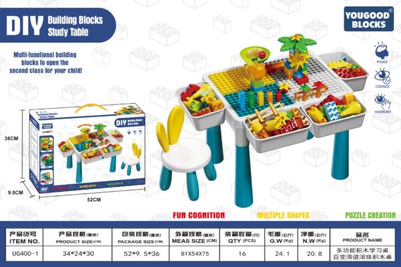 TABLE DE JEUX DE CONSTRUCTION