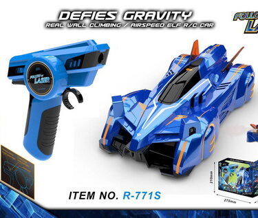 VOITURE RACING BLEUE LASER RDC