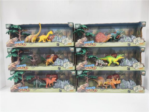 COFFRET 2 DINO ET ACCESSOIRES