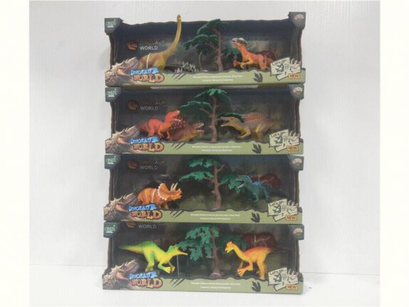 COFFRET 3 DINOS AVEC ACCESSOIR