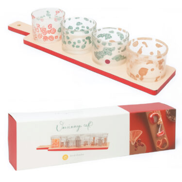SET SERVICE 5PCS/PLATEAU BAMBO