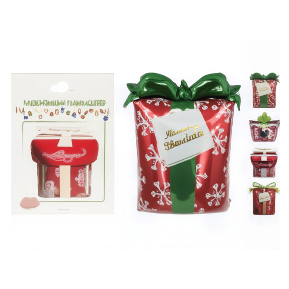 XMAS GIFTBOX FOIL BALLOON 4ASS