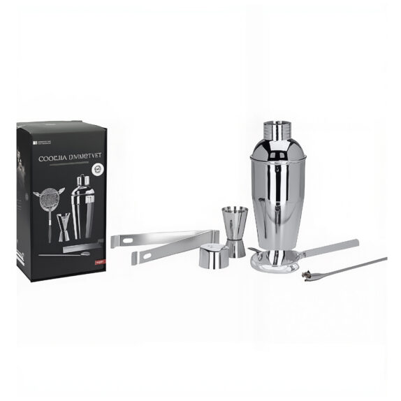 COCKTAIL SHAKER, SET DE 5 PCS,