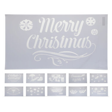 SJABLON DESSIN NOEL PP 50X30CM