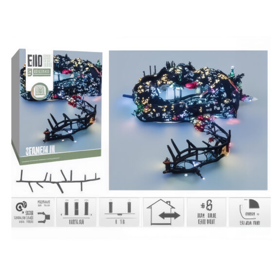 GUIRLANDE GRAPPE 800 MICROLED