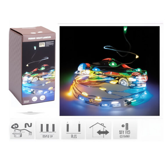 FIL D'ARGENT - 120 MICRO LED M