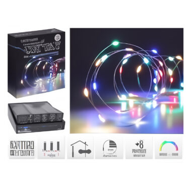 FIL ARGENT 160LED IP44 MULTI