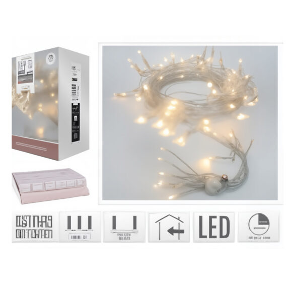 GUIRLANDE LED AVEC MINUTERIE,