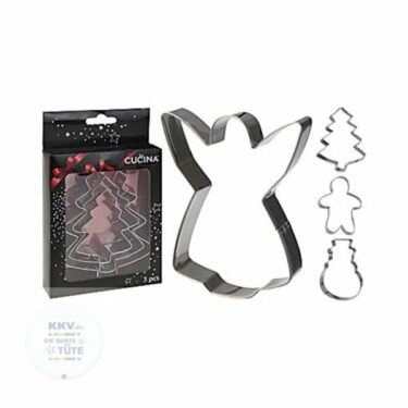 COUPE BISCUITE LOT DE 3 4 ASS