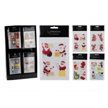 GRANDS AUTOCOLLANTS DE NOËL 3D