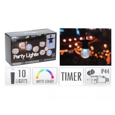 GUIRLANDE LUMINEUSE 10L MULTIC