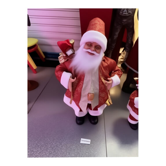 PÈRE NOEL AUTOMATE ROUGE/OR