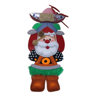 FIGURINE 3D LED PÈRE NOEL