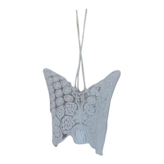 SUSPENSSION PAPILLON BLANC