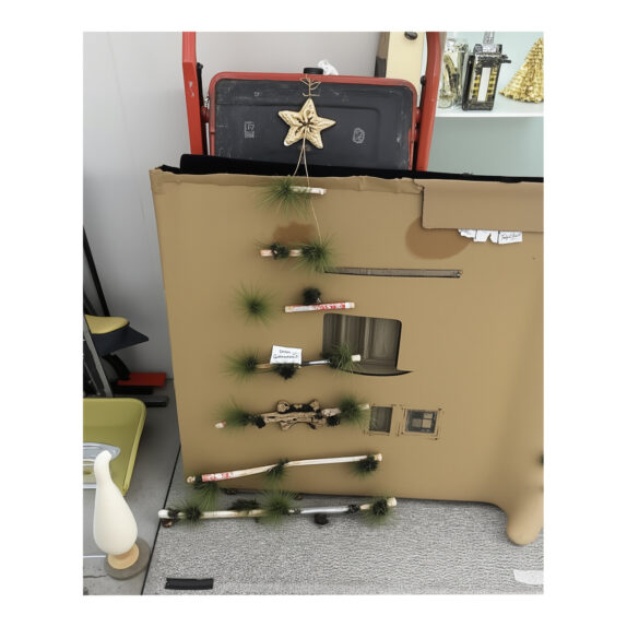 DECO MURALE BOIS/CORDES