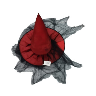 CHAPEAU SORCIERE ROUGE