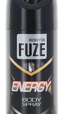BODY-X FUZE MEN DEODORANT ENER