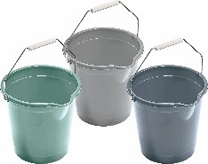 SEAU ROND 10 L ANSE METAL