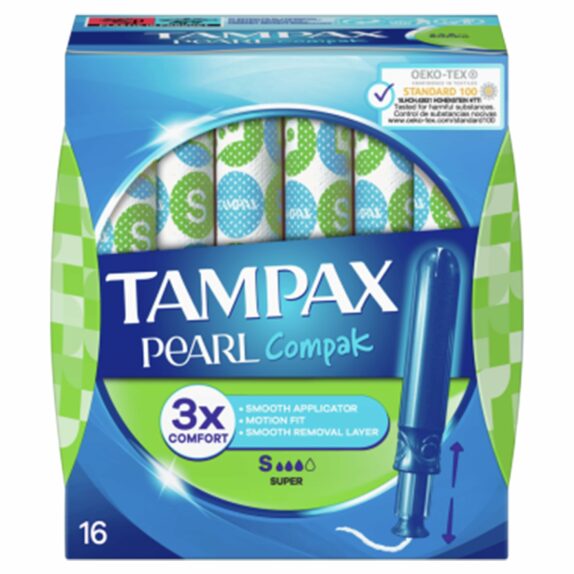 TAMPAX TAMPONS 16PCS COMPAK SI