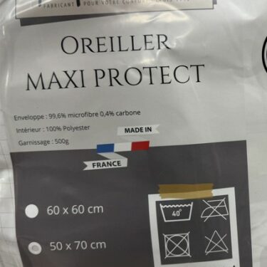 OREILLER  MAXI PROTECT 50*70