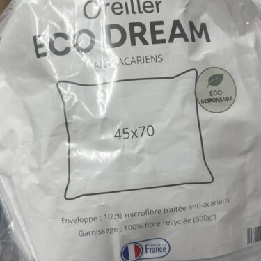OREILLER ANTI ACAR 45*70