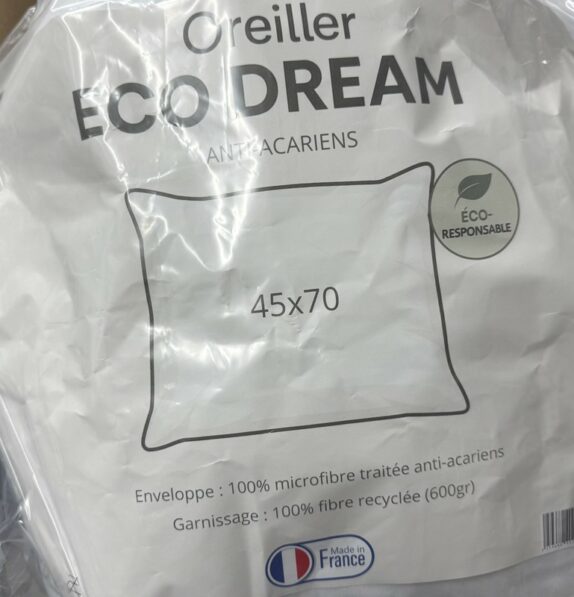 OREILLER ANTI ACAR 45*70