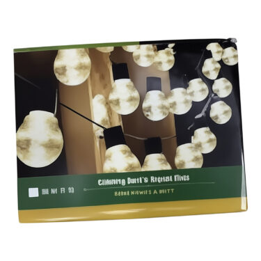 GUIRLANDES LUMINEUSES SOLAIRES