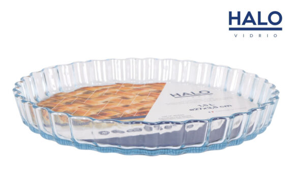 MOULE TARTE VERRE ONDULE 27CM