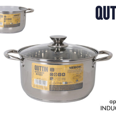 CASSEROLE 24CM6L ACIER INDUCTI