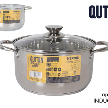 CASSEROLE 28CM10L ACIER INDUCT