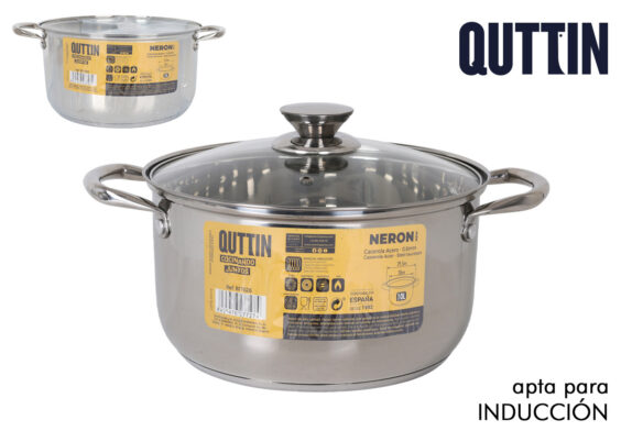 CASSEROLE 28CM10L ACIER INDUCT
