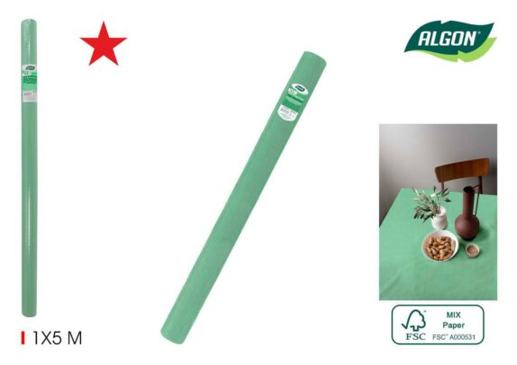 ROULEAU NAPPE 1X5M VERT PASTEL