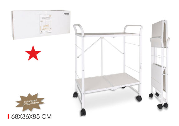 CHARIOT DE SERVEUSE PLIANT