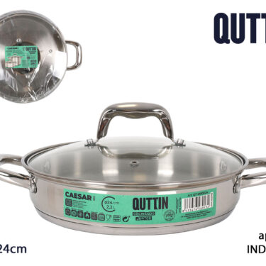 CASS. ACIER IND 24CM/2.2L/0.8M