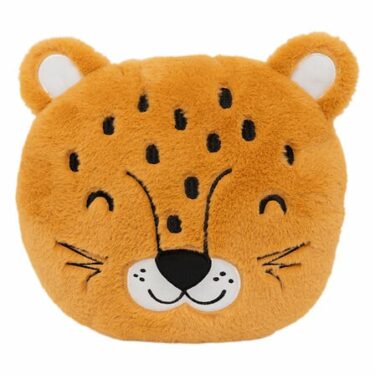 COUSSIN TETE LEOPARD JUNGLE