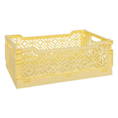 CAGETTE PLI 30X20X11,5 JAUNE