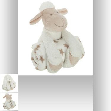 PLAID + PELUCHE BLANC
