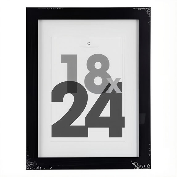CADRE PHOTO NOIR 18X24CM