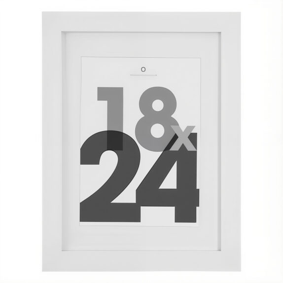 CADRE PHOTO BLANC 18X24CM