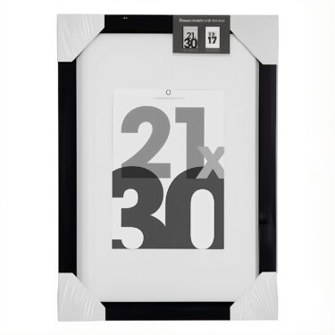 CADRE PHOTO NOIR 21X30CM