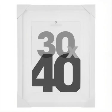 CADRE PHOTO BLANC 30X40CM