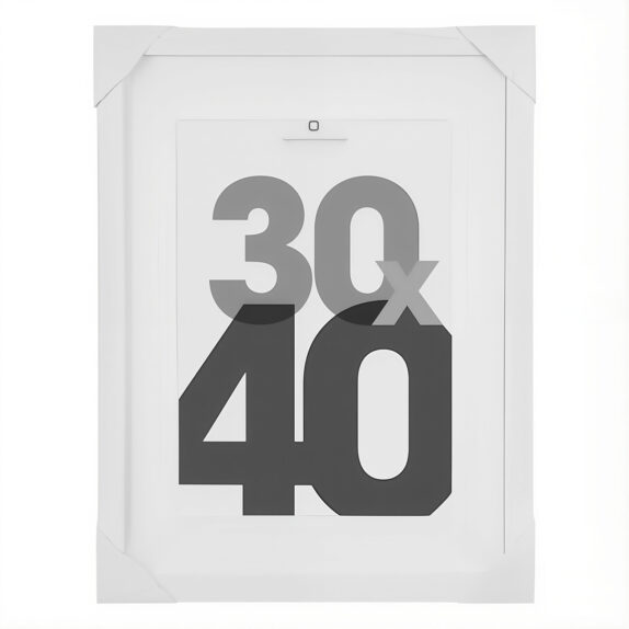 CADRE PHOTO BLANC 30X40CM